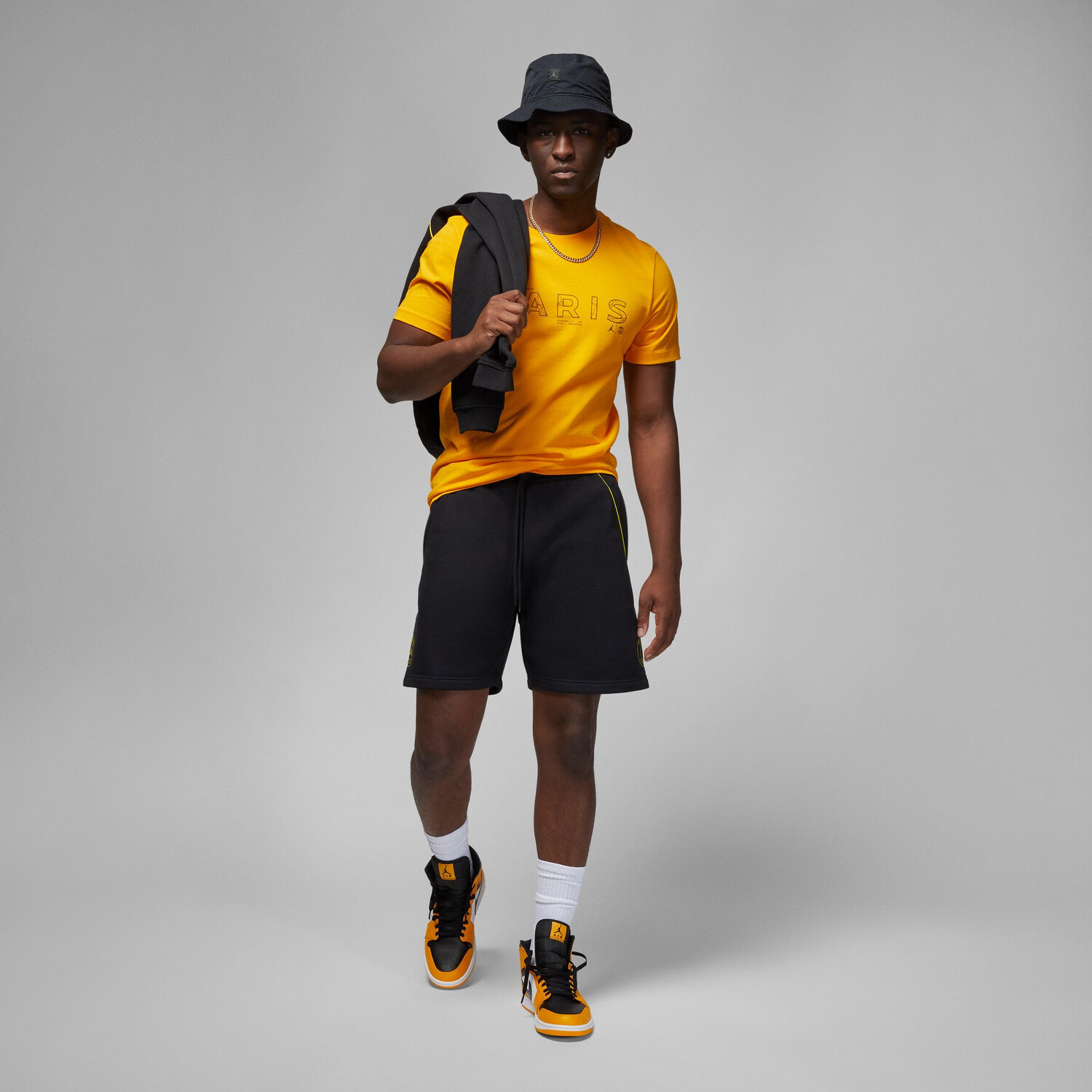 Short noir psg jordan sale