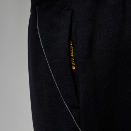 Pantalon survêtement PSG x Jordan Fleece noir jaune 2022/23