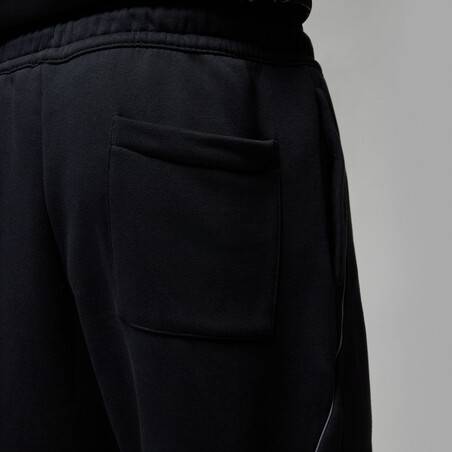 Pantalon survêtement PSG x Jordan Fleece noir jaune 2022/23