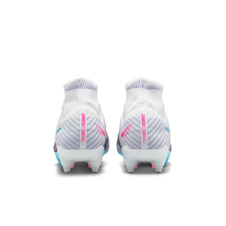 Nike Air Zoom Mercurial Superfly 9 Elite SG-PRO Anti-Clog blanc bleu