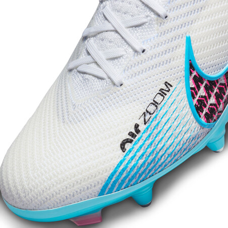 Nike Air Zoom Mercurial Superfly 9 Elite SG-PRO Anti-Clog blanc bleu