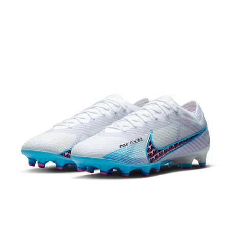 Nike Air Zoom Mercurial Vapor 15 Elite AG-PRO blanc bleu