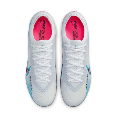 Nike Air Zoom Mercurial Vapor 15 Elite AG-PRO blanc bleu