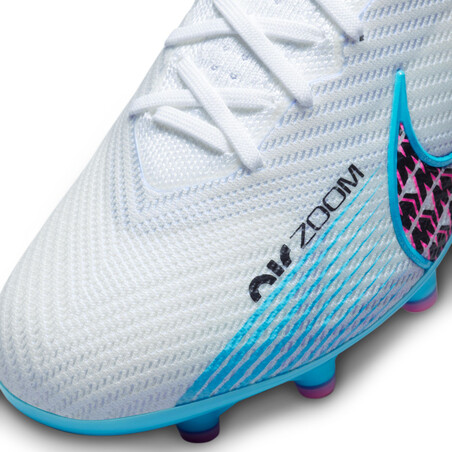Nike Air Zoom Mercurial Vapor 15 Elite AG-PRO blanc bleu