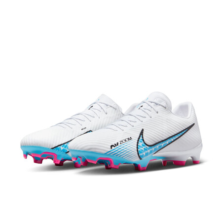 Nike Air Zoom Mercurial Vapor 15 Academy FG/MG blanc bleu