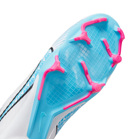 Nike Air Zoom Mercurial Vapor 15 Academy FG/MG blanc bleu