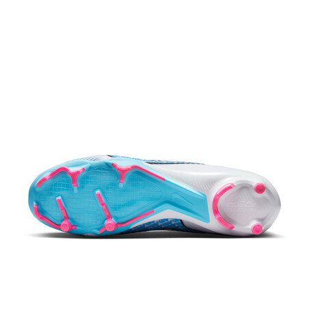 Nike Air Zoom Mercurial Vapor 15 Academy FG/MG blanc bleu
