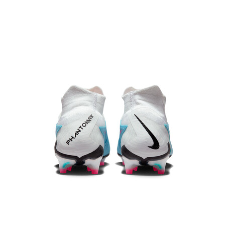 Nike Phantom GX Elite montante FG blanc bleu