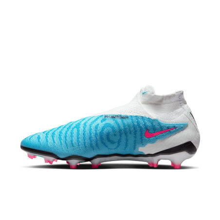 Nike Phantom GX Elite montante FG blanc bleu