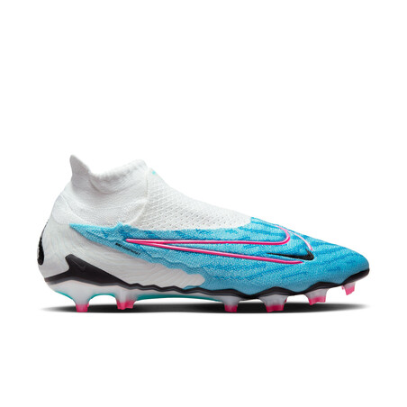 Nike Phantom GX Elite montante FG blanc bleu
