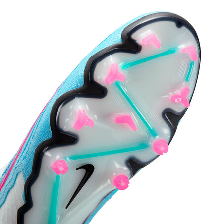 Nike Phantom GX Elite montante FG blanc bleu