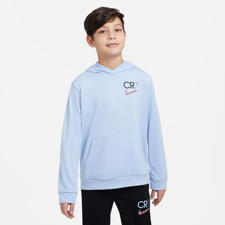 Sweat à capuche junior Nike CR7 bleu ciel