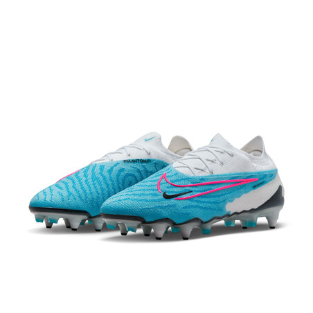 Nike Phantom GX Elite SG-Pro Anti-Clog blanc bleu