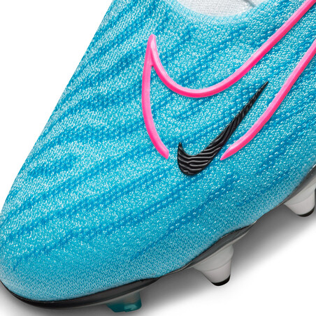Nike Phantom GX Elite SG-Pro Anti-Clog blanc bleu