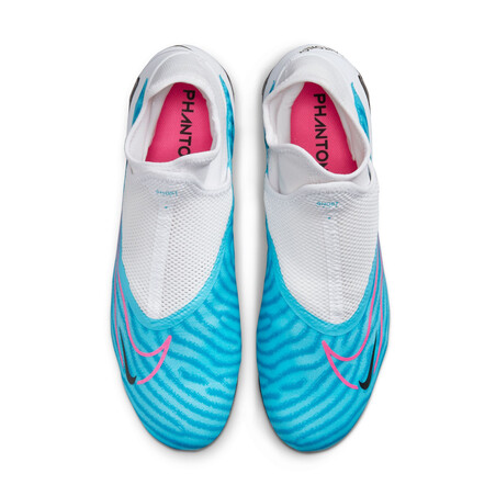 Nike Phantom GX Pro montante FG blanc bleu