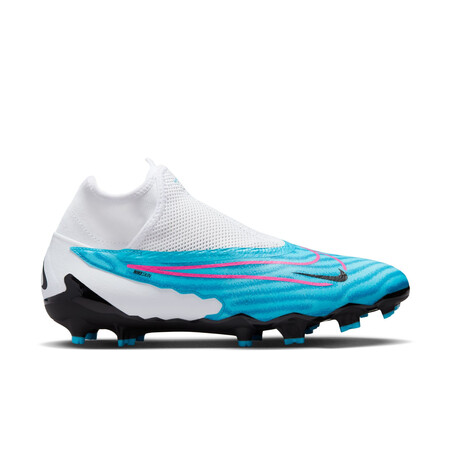 Nike Phantom GX Pro montante FG blanc bleu