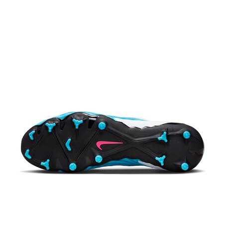 Nike Phantom GX Pro montante FG blanc bleu