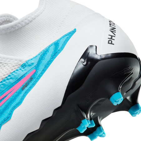 Nike Phantom GX Pro montante FG blanc bleu