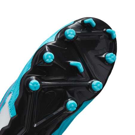 Nike Phantom GX junior Academy montante FG/MG blanc bleu