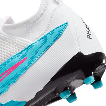 Nike Phantom GX junior Academy montante FG/MG blanc bleu