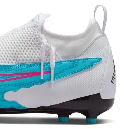 Nike Phantom GX junior Academy montante FG/MG blanc bleu