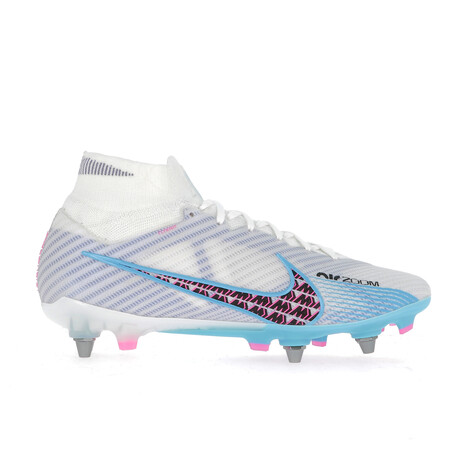 Nike Air Zoom Superfly 9 Elite SG-Pro blanc bleu