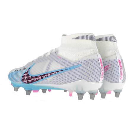 Nike Air Zoom Superfly 9 Elite SG-Pro blanc bleu