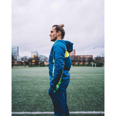 Veste imperméable Brésil bleu jaune 2022