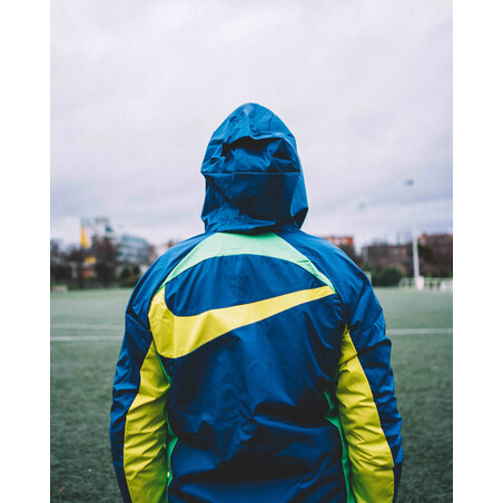 Veste imperméable Brésil bleu jaune 2022