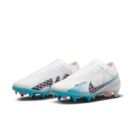 Nike Air Zoom Mercurial Vapor 15 Elite SG-PRO Anti-Clog blanc bleu