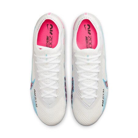 Nike Air Zoom Mercurial Vapor 15 Elite SG-PRO Anti-Clog blanc bleu