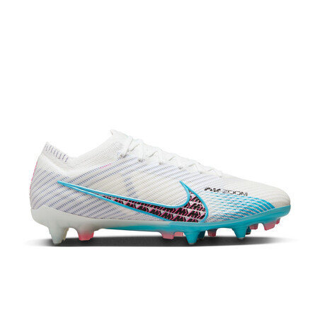 Nike Air Zoom Mercurial Vapor 15 Elite SG-PRO Anti-Clog blanc bleu