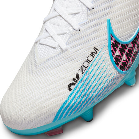 Nike Air Zoom Mercurial Vapor 15 Elite SG-PRO Anti-Clog blanc bleu