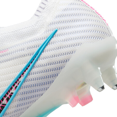 Nike Air Zoom Mercurial Vapor 15 Elite SG-PRO Anti-Clog blanc bleu