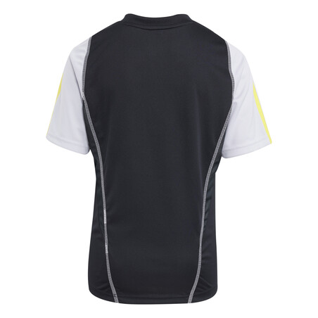 Maillot entraînement junior adidas Tiro23 gris jaune