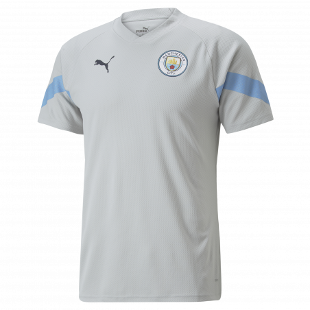 Maillot entraînement Manchester City gris bleu 2022/23