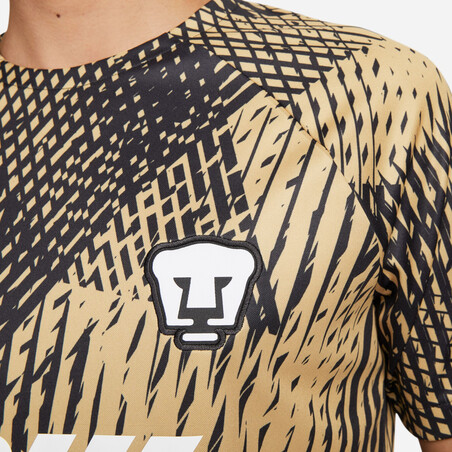 Maillot avant match Pumas noir or 2023/24