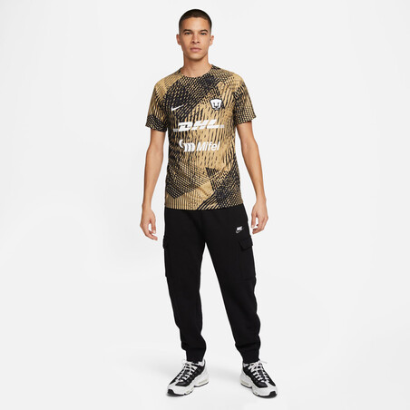 Maillot avant match Pumas noir or 2023/24