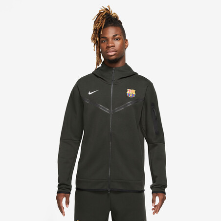 Veste survêtement FC Barcelone TechFleece vert 2023/24