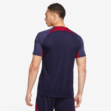 Maillot entraînement PSG Strike bleu or 2023/24