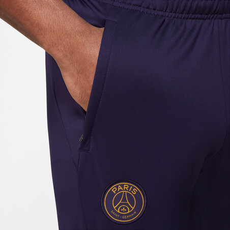 Pantalon survêtement PSG Strike bleu or 2023/24