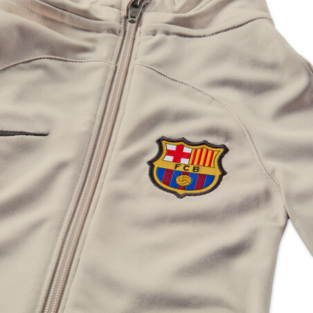 Ensemble survêtement bébé FC Barcelone Strike beige gris 2023/24