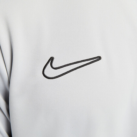 Sweat zippé Nike Academy gris jaune