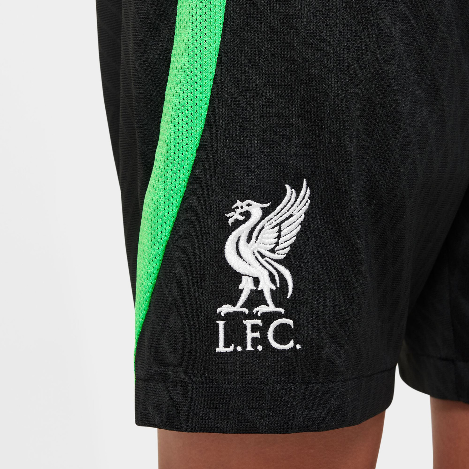 Maillot entraînement junior Liverpool Strike gris vert 2023/24