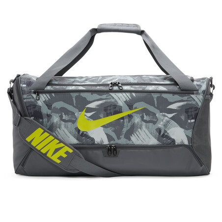 Sac de sport Nike graphic gris jaune sur