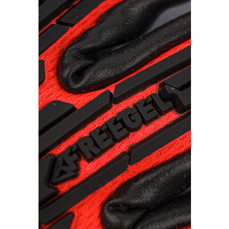 Gants gardien Reusch Attrakt Freegel Fusion Ortho-Tec rouge noir