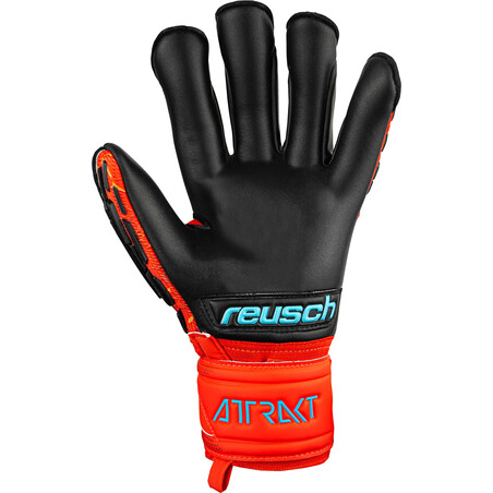 Gants gardien Reusch Attrakt Freegel Gold Evolution Cut rouge noir