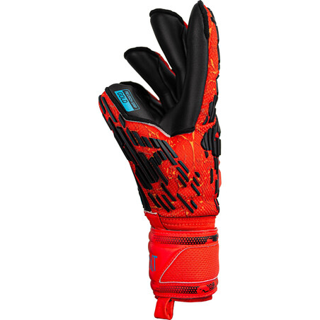 Gants gardien Reusch Attrakt Freegel Gold Evolution Cut rouge noir