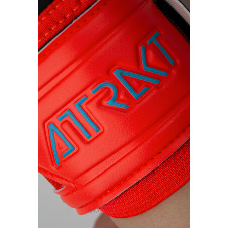 Gants gardien Reusch Attrakt Gold X Evolution Cut Finger Support rouge noir