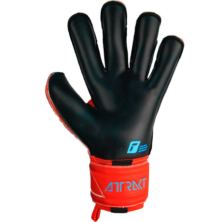 Gants gardien Reusch Attrakt Gold X Evolution Cut Finger Support rouge noir